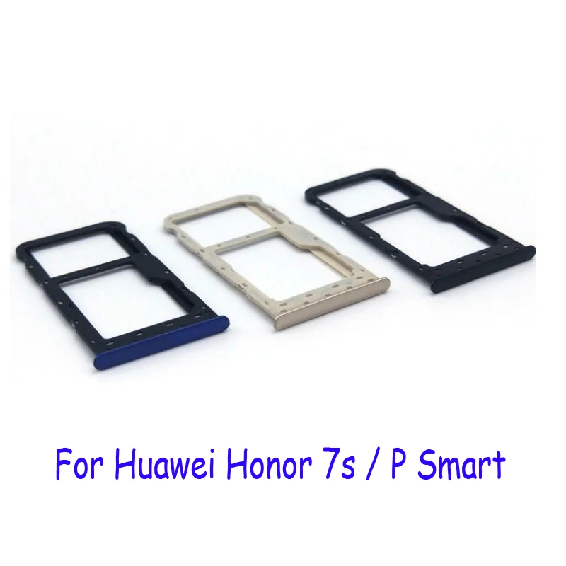 20 шт./лот для huawei Honor 7A 7C P Smart микронано SIM держатель для карт лоток Слот держатель разъем адаптера