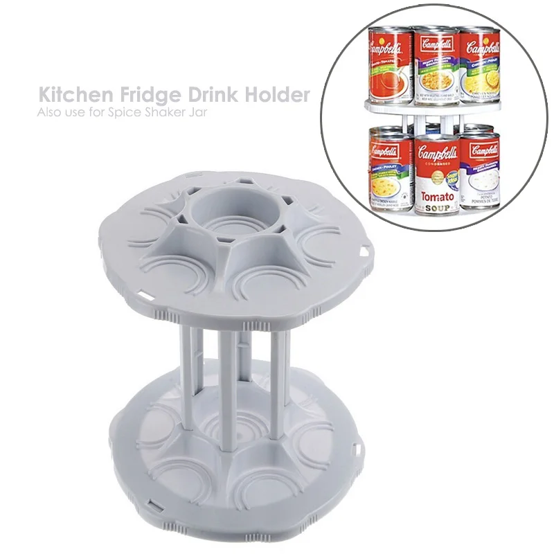 

New Arrival Creative Home Kitchen Storage Holders Flavoring Spice Rack Standing Type Beverage Holder Fridge Room Saving Storage
