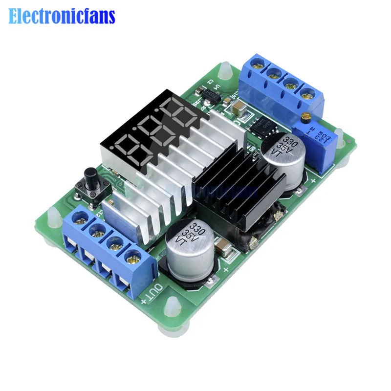 LTC1871 100 W/6A DC Источники питания повышающий конвертер постоянного тока 3,5 V-30 V 5v 12v 6A 100 Вт регулируемый конвертеры+ красный светодиодный вольтметр