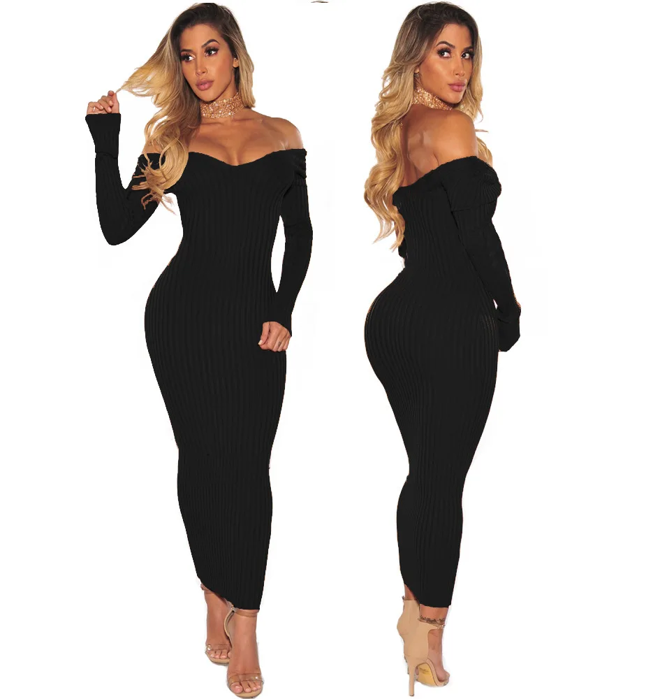 ankle length tight dress