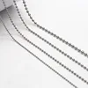 2.5M 8.2ft Stainless Steel Dog Tag Bead Chain 1.5mm 2.0mm 2.4mm 3.0mm Ball Chain Necklace Extender Chain ► Photo 2/6