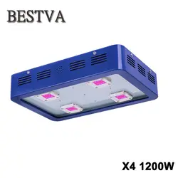 BESTVA X4 1200 Вт светодиодный светать COB светодиодный светать модуль Дизайн полный спектр для парниковых и комнатное растение цветение рост