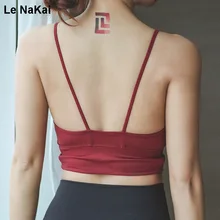 Сетчатая панель, фитнес, женский спортивный бюстгальтер, сексуальный, открытая спина, пуш-ап, Йога, топ, мягкий, милый, для спортзала, укороченный топ, дышащий, для активного спорта, нижнее белье