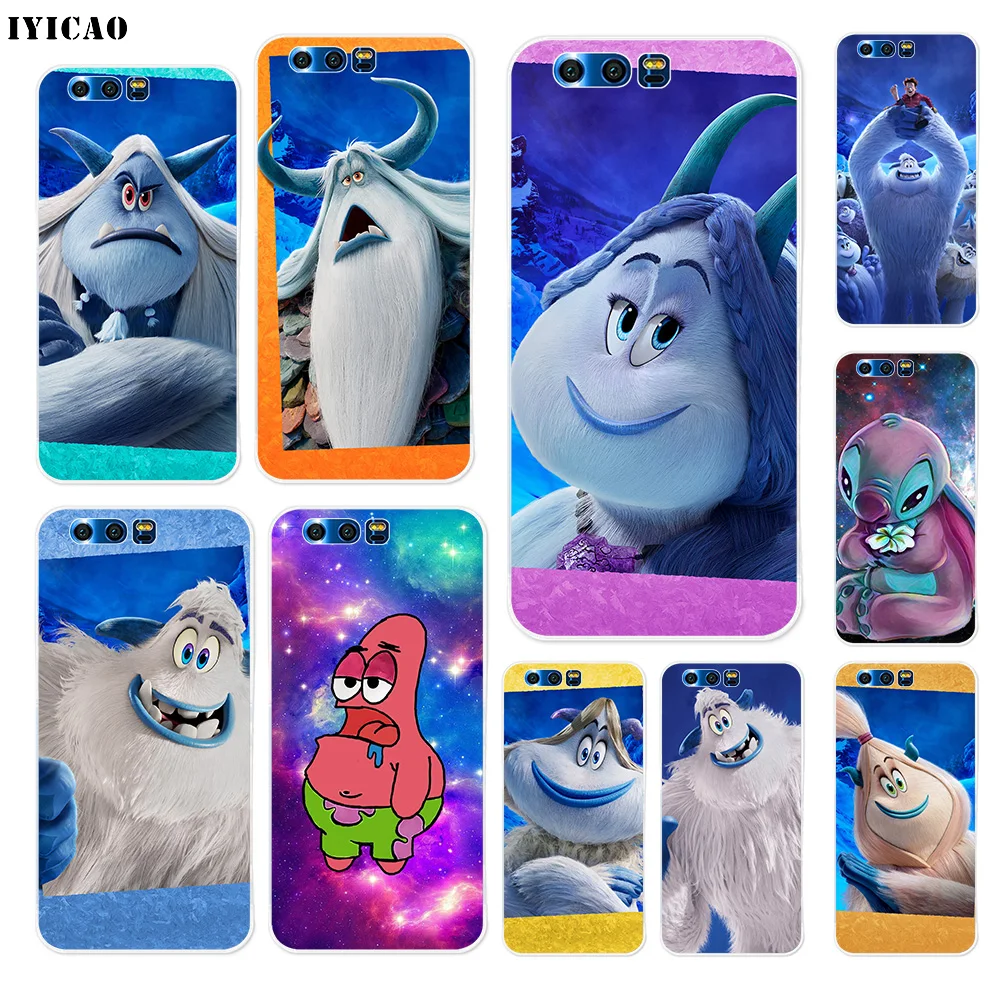 Мягкий силиконовый чехол IYICAO SMALLFOOT movie для Huawei Y9 Y7 Y6 Prime 2018 Honor 8C 8X8 9 10 Lite 7X 7C 6A 7A