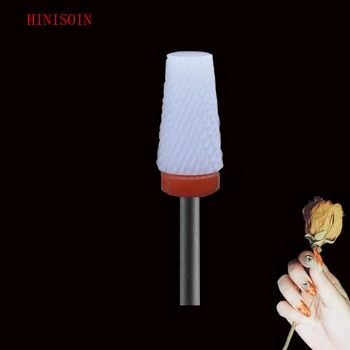 

White Ceramic- 10 Pcs/Lot-Nail Drill Bit - Tapered Barrel Bit - (0125.060)