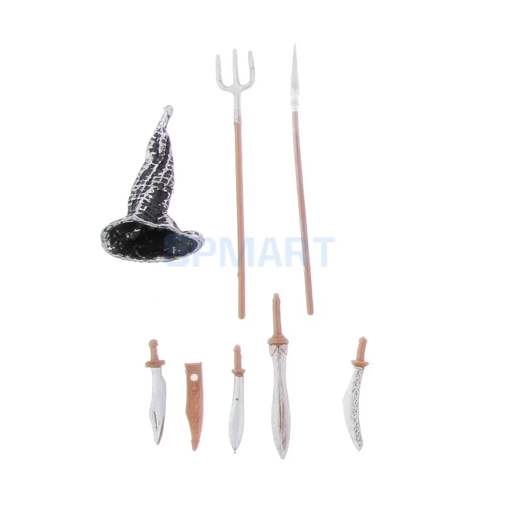 6pcs Plastic Ancient Roman Gladiator Warriors Medieval Soldier Action Figures Model Military Playset DIY Scenes Kids Adult