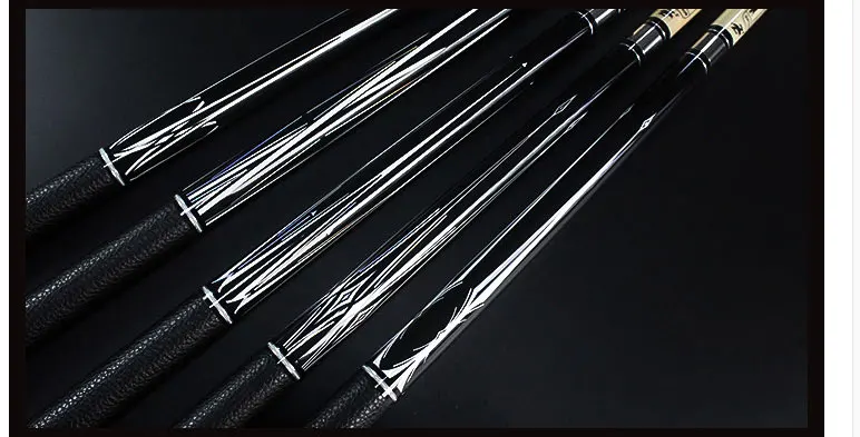 Новое поступление BLAK Бильярд Пул Cues Stick 13 мм 11,5 мм 9,5 мм с расширением черный/серебристый цвета Китай