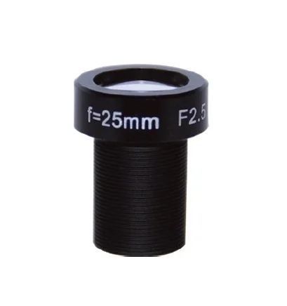 10 мегапиксельная M12 Mount 25 мм 2/3 ''объектив F2.5 фиксированная диафрагма