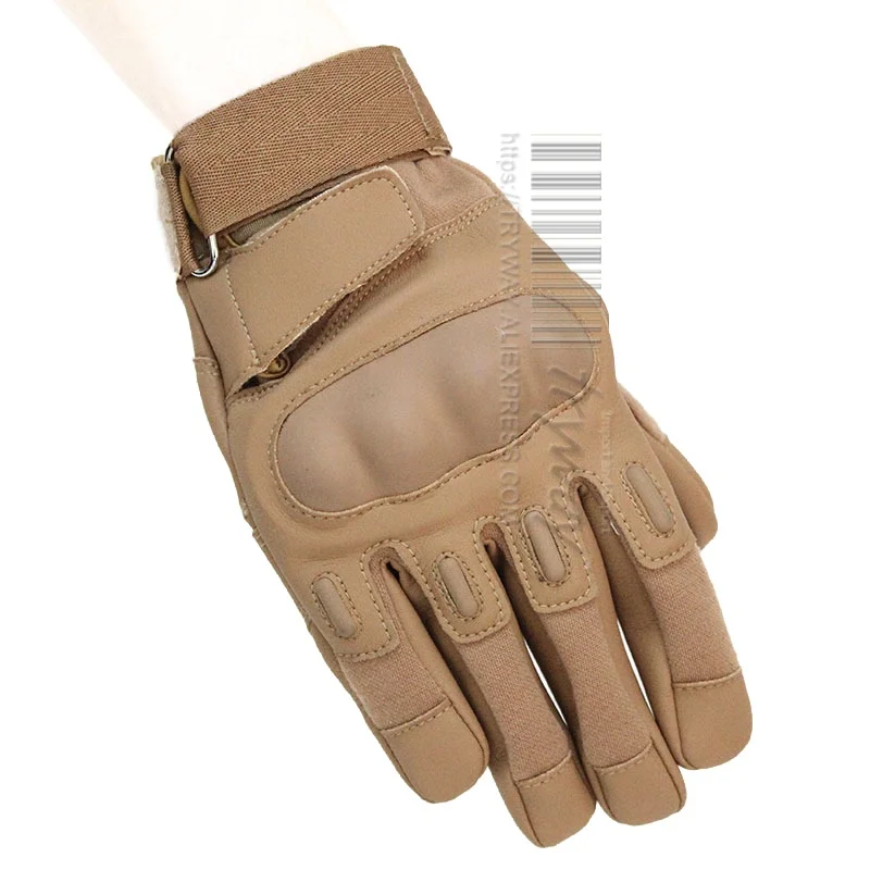 Тактические Черные перчатки с полным пальцем из искусственной кожи HellStorm военные армейские страйкбол Регулируемые защитные походные перчатки