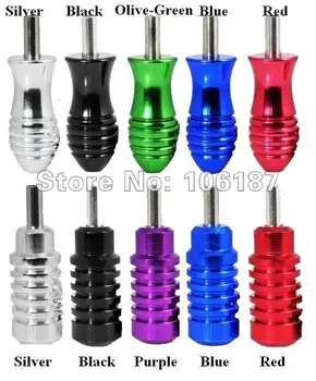 

10Pcs Mixed Colour NEW Alluminium ALLOY TATTOO Tubes Grips With Tubes Freely