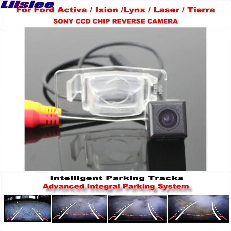 

Liislee Intelligentized Reversing Rear Camera For Ford Activa / Ixion / Lynx / Laser / Tierra Rear View Dynamic Guidance Tracks