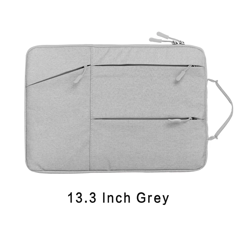 Противоударный Laptop Sleeve сумка для ноутбука для женщин мужчин сумки файл держатель Apple lenovo acer Asus sony samsung hp Dell - Цвет: 13.3 inch grey