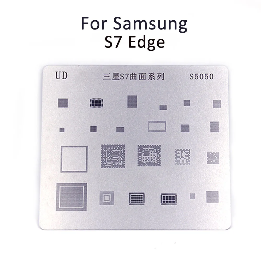IC BGA Reballing Stencil Kits Set Solder template for Samsung S7 Edge