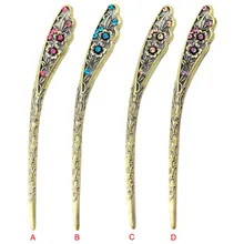 Женский ретро горный хрусталь пирсинг Шпилька Мода Tuck Расческа-гребень для волос B стиль аксессуар