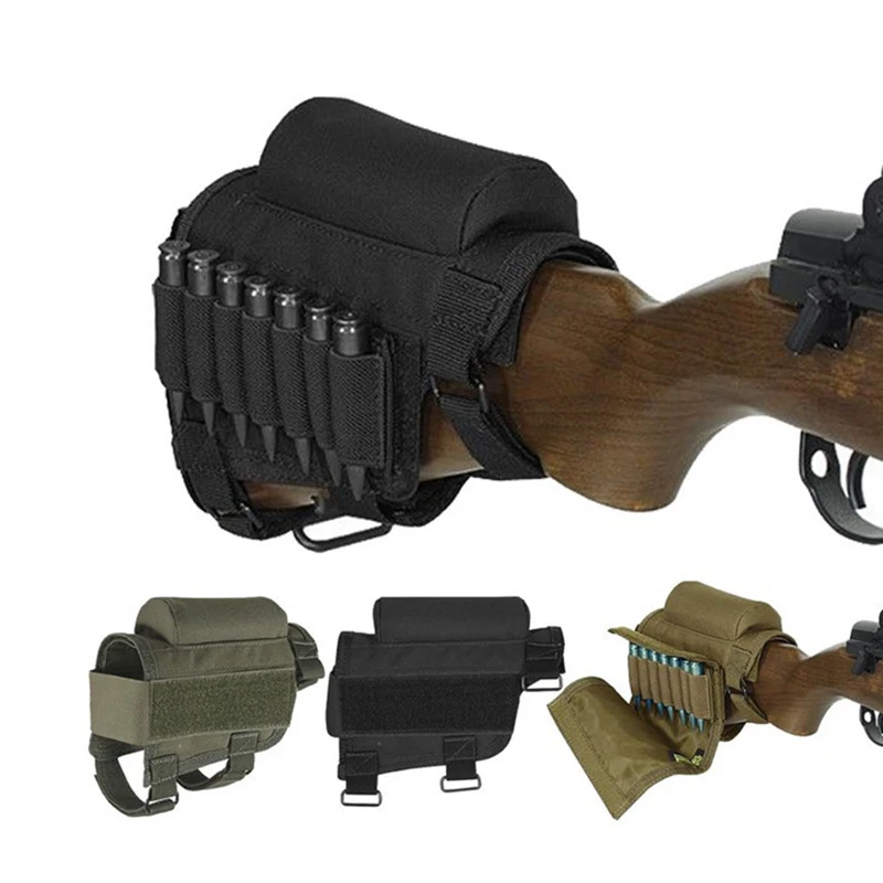 Tactical 308/300 Pouches Military Tactical Butt Stock Rifle Cheek Rest