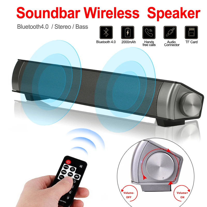 Bluetooth Column 10W Wireless Bluetooth Speaker Portable Super Bass Home Theater Soundbar TV Subwoofer Bluetooth Speaker Bluetooth Column 10W Wireless Bluetooth Speaker Portable Super Bass Home Theater Soundbar TV Subwoofer Bluetooth Speaker