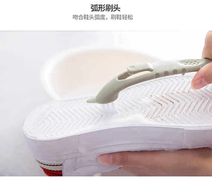 Двухконечная щетка для чистки обуви Чистящая Белая обувь очиститель кроссовок очиститель комплект многоцелевая щетка для чистки ванной комнаты кухонный инструмент