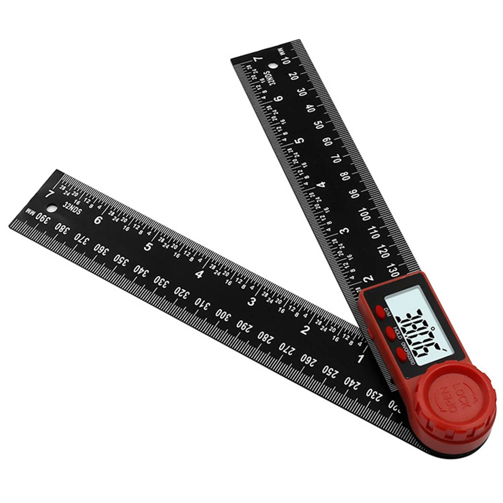 

200mm Digital Angle Ruler Protractor Inclinometer Goniometer Level Stainless Steel Measuring Tool Electronic Angle Gauge