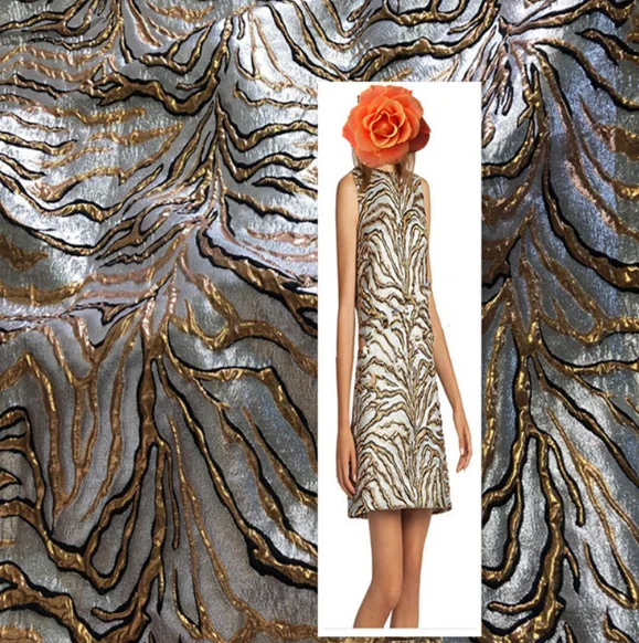 

wholesale soft spandex satin fabric for sewing vintage Zebra patternimitate silk material elastic stretch satin fabric print