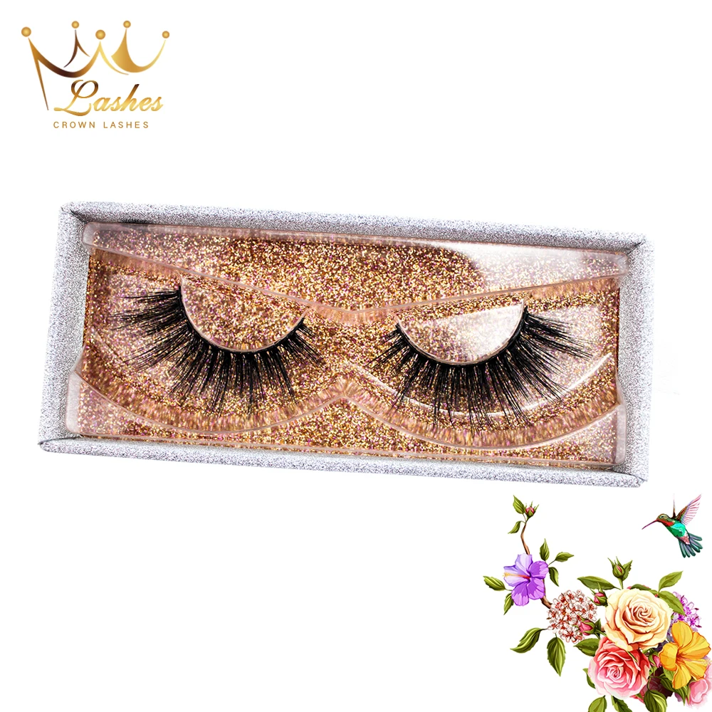 CrownLashes cosmetics 6d mink false eyelashes makeup offer custom labels and boxes | Красота и здоровье