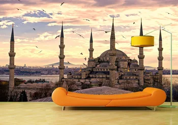 

Custom Wallpaper Murals Castle Top Scenery Adhesive Vinyl Wall Sticker Poster Wall Paper Art Wall Painting Living Room