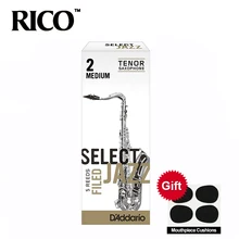 RICO Select Jazz saksofon tenorowy stroiki saksofon tenorowy Bb stroiki złożony siła 2M 2H 3S 5-pack tanie tanio 