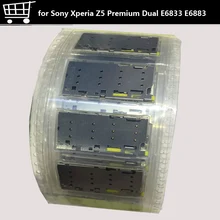 Быстрая sim-карты гнездо держатель Слот запасной отсек для Sony Xperia Z5 Z 5 Премиум Двойной E6833 E6883 высокого качества