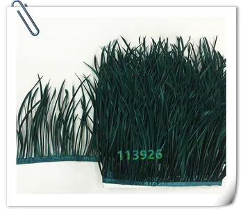 

Hot!10yard/lot 12-20cm black Goose feather ribbons boas feathers skirts Wedding Party Dresses Chrismas Decoration