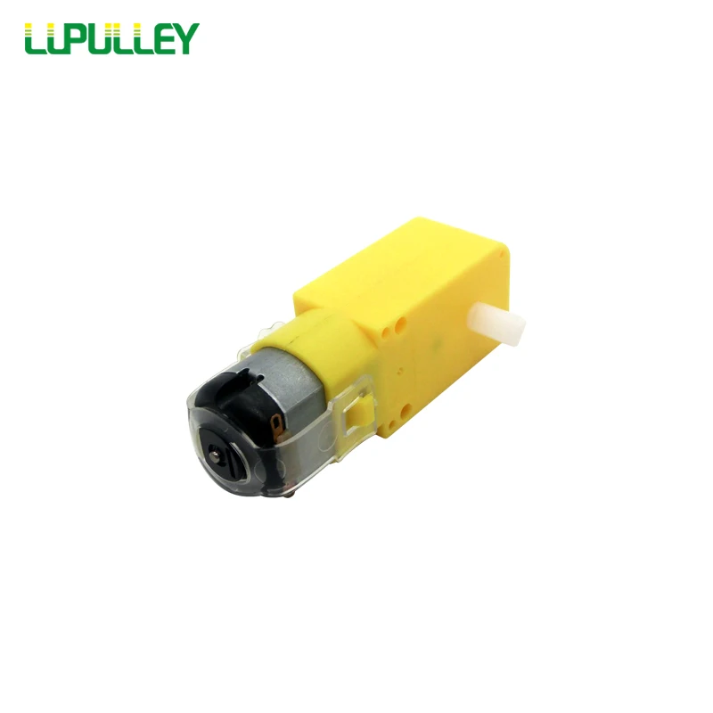 Фото Двигатель редуктор LUPULLEY TT мотор постоянного тока умный автомобиль робот для Двигатель редуктор LUPULLEY TT мотор постоянного тока умный автомобиль робот для