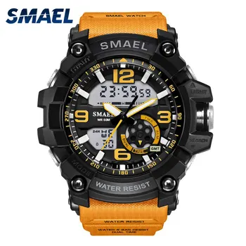 

SMAEL Watches For Men 2017 Sport Watch Digital Waterproof Dual Time Watch Rubber Watchband 1617 Relogio Masculino Sport Digital