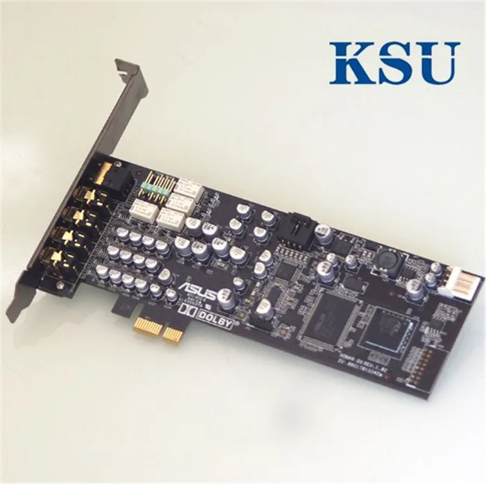Звуковая карта для Asus Xonar DX встроенная звуковая 7 1 PCI E полувысокая DTS Dolby Surround