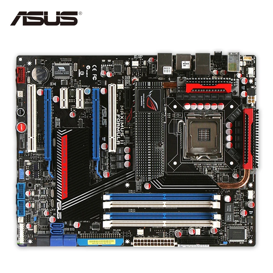 Original Used Asus Maximus II Formula Desktop Motherboard M2F P45 Socket LGA 775 DDR2 SATA2 USB2.0 ATX 100% Fully Test original used asus p5kpl desktop motherboard g31 socket lga 775 ddr2 sata2 atx 100% fully test