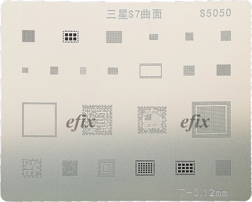 Ефикс 14 шт./лот микросхема наборы трафаретов для пайки BGA паяльная шаблон сварочный флюс для samsung S8 S7 S6 край S5 S4 S3 Note 3, 4, 5, 6 лет