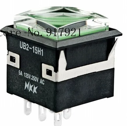 

[ZOB] UB215KKW015F-1JF development of imports from Japan nkk day light flat thin button switches UB2-15H1 --5PCS/LOT