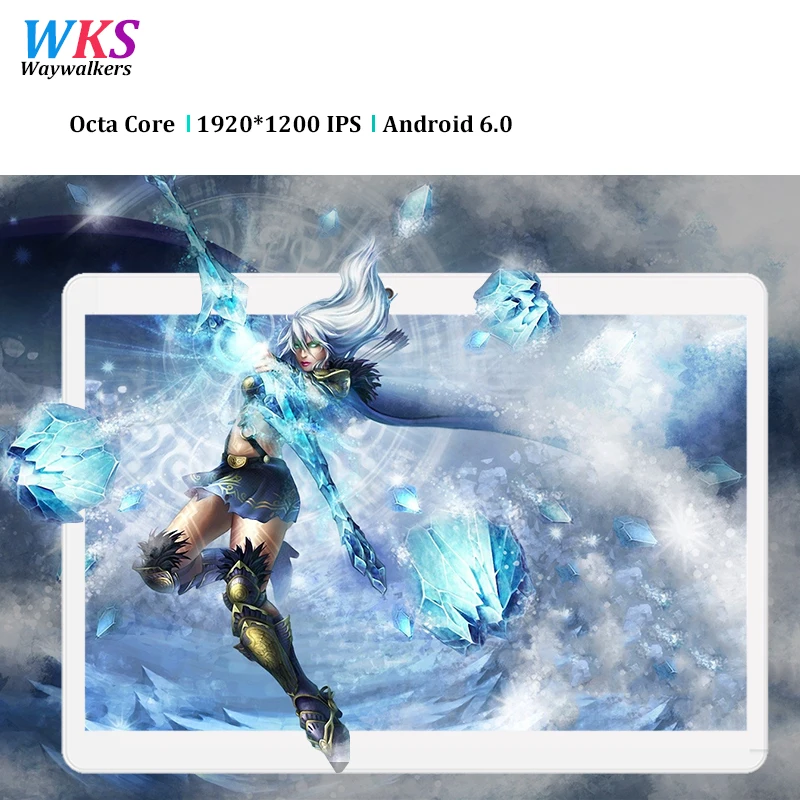 Free shipping 10.1 inch 3G 4G LTE tablet PC Android 7.0 Phone call octa core RAM 4GB ROM 64GB 1920*1200 IPS Bluetooth tablets Pc