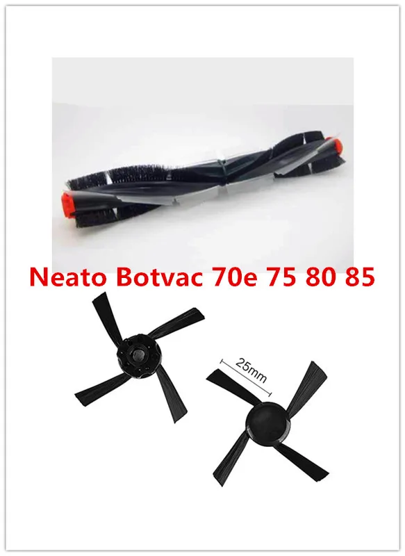 Замена Neato botvac 70e 75 80 85 Универсальный Комбинации Кисточки лезвия и Расчёски для волос + 2 шт. сбоку Расчёски для волос Запчасти для пылесоса