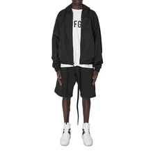 Ins летние новые волнистые мужские пять брюки bf повседневные свободные шаровары Высокие уличные дикие шаровары Молодежные