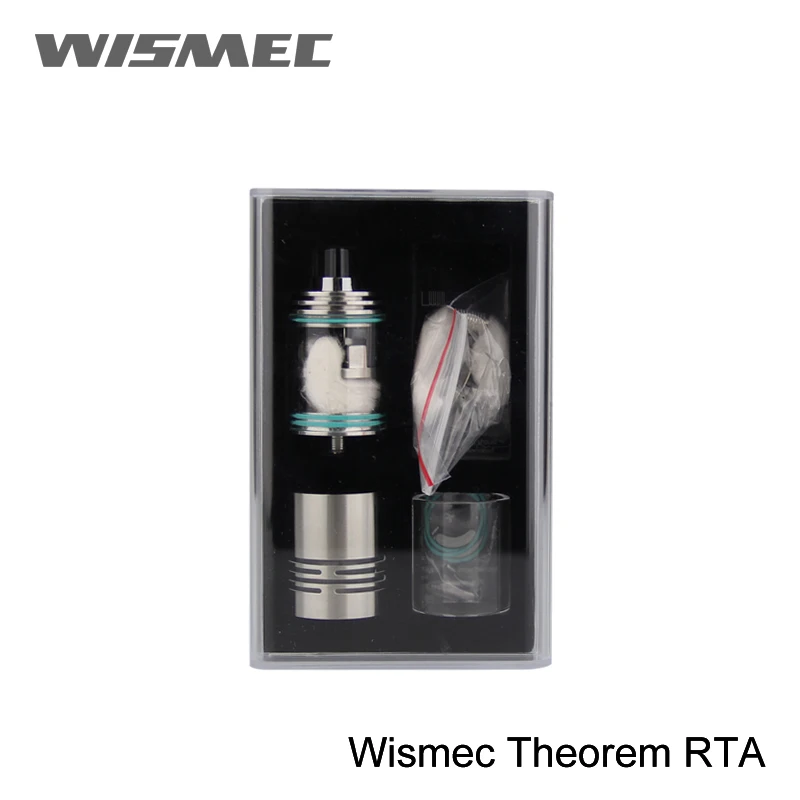 Оригинальная Wismec Theorem RTA атомайзер с регулируемым воздушным потоком управления Топ-заполнение атомайзера Нотч катушки Wismec E-cig Атомайзер