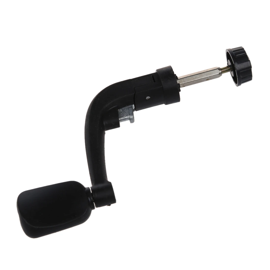 

Folding Rotary Plastic Fishing Spinning Reel Handle Repair Parts Black
