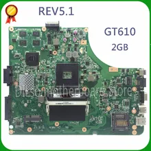 KEFU K53SD laptop motherboard For Asus K53SD motherboard REV 5.1 laptop motherboard k53sd GT610M 2GB 100% tested freeshipping