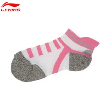 Li-Ning женские спортивные носки AWSK158 Дышащие носки для бадминтона, настольного тенниса нескользящие носки Fiets Sokken антибактериальные L627OLC