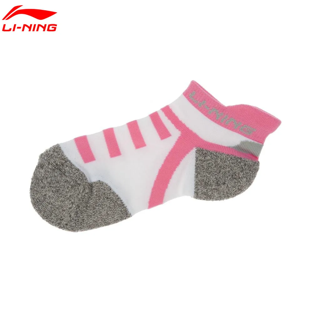 

Li-Ning Womens Sport Socks AWSK158 Breathable Running Badminton Table Tennis Sock Anti Slip Fiets Sokken Antibacterial L627OLC