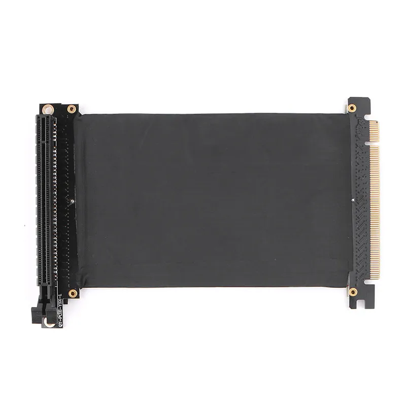 PCI Express PCI-e 3.0 16x Flexible Cable Card Extension Port Adapter High Speed Riser Card Graphics Cards Connector Cable L type