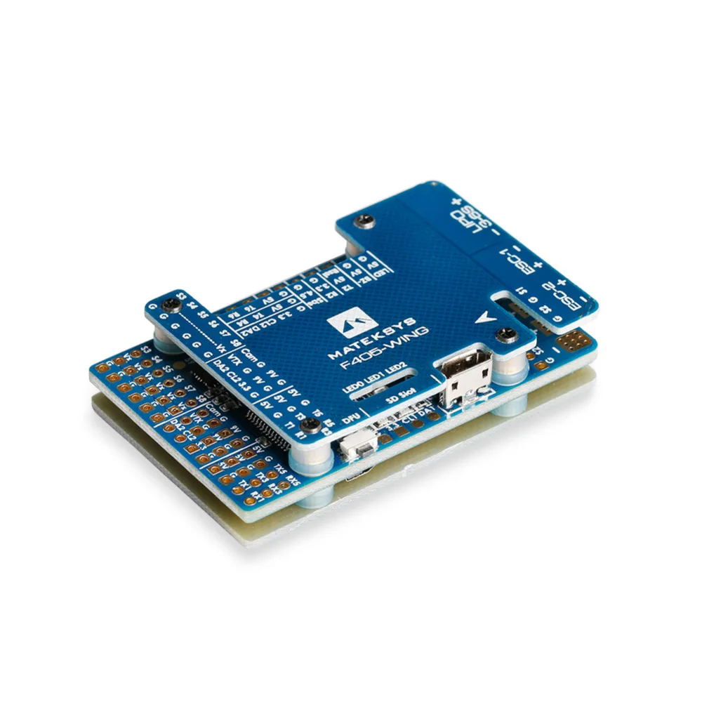 

Matek MatekSys F405-WING STM32F405 Flight Controller Control With INAVOSD MPU6000 BMP280 /Support Fly Wing Fixed Wing for FPV RC