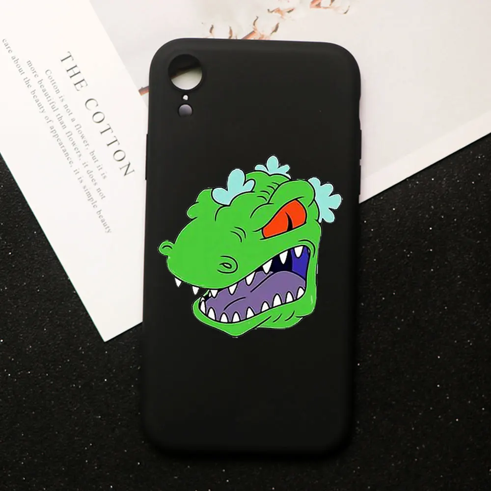 Милый чехол для телефона с героями мультфильмов rugrats reptar для iPhone XR 11 pro MAX чехол XS MAX 5 5S 6 6 S 7 8 Plus Мягкий Силиконовый ТПУ - Цвет: TPU A1642-B