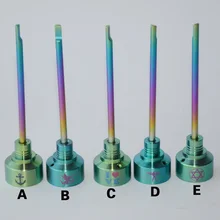 Красочный Универсальный GR2 Титан Carb Кепки с прекрасный женский свитер, свободный женский свитер, универсальный, 14 и 18 мм