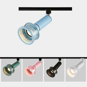 

Wall Light Spot Track Light Design lights Plating Aluminium Cover LED Hallway Coffee Shop Indoor Up and Down Light Rotation