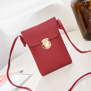 

Mini Shoulder Bags Women Black Leather Crossbody Bag Childrens Coin Phone Handbags Brand Small Purses for Girls Kids 2019