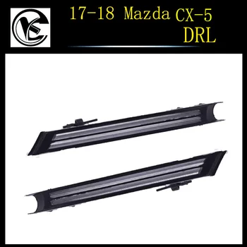 

For Mazda CX-5 CX5 2017 2018 Flowing Turn Signal Relay Waterproof Car DRL 12V LED Daytime Running Light Fog Lamp Decoration QINY