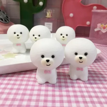 

Cute Pink Puppy Toys Play on People Called Teddy Toys for Children